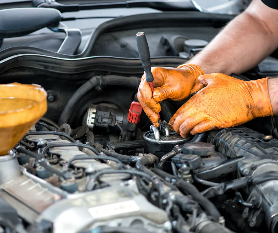 Mark Johnston Motors workshop team